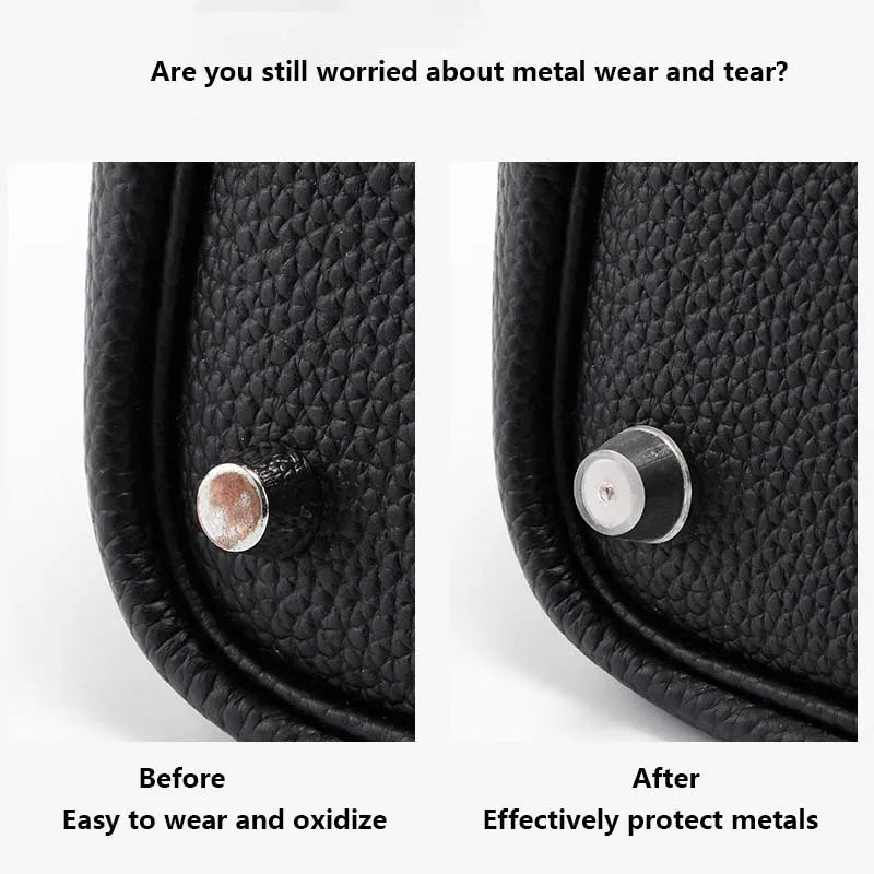 Bottom nail protective cover for Birkin Kelly transparent foot nail anti-wear cover bag accessories