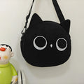 Cartoon cat small bag for womenins New autumn and winter trendy furry plush bag, cute crossbody plush bag