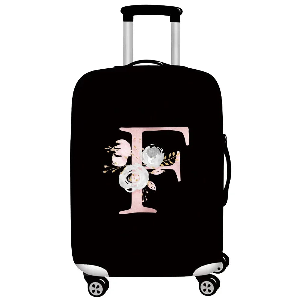 Thick Elastic Luggage Protective Cover Suit for 18-32 Inch Suitcase Covers Trolley Cover Travel Accessorie Pink Flower Series