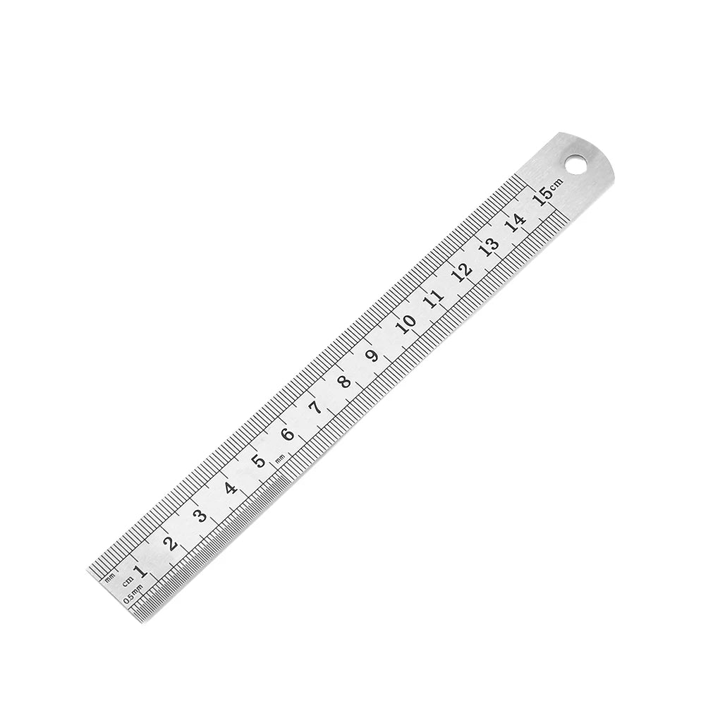 Stainless Steel Ruler Metal Ruler High Precision Centimeter Ruler Measuring Ruler for  Office Home Engineer Craft