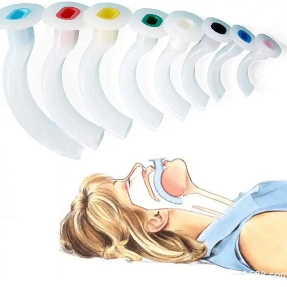 Oropharyngeal Airway Disposable Airway Tube Color Coded Oral Air Way Air Tube Guide Smooth Edges Reduced Trauma