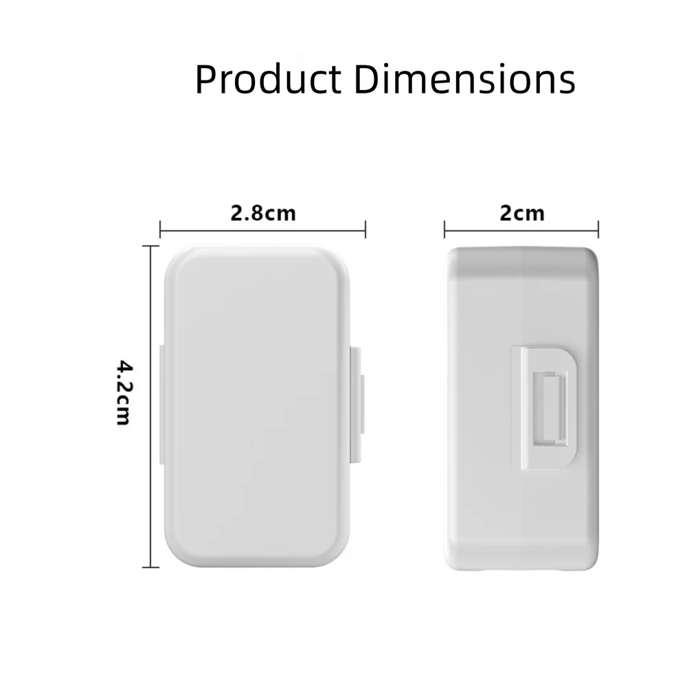 Plastic Toothbrush Head Protective Cover Rectangle Solid Color Toothbrush Case Dust Cap Toothbrush Dust Cap Cover for Travel
