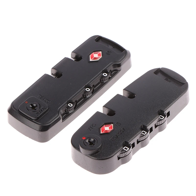 TSA 3 Digit Combination Password Lock Fixed Security Padlock For Cabinet Cupboard Locker Travel Suitcase Luggage Accessory