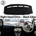 For Fiat 500 500c 500e 2007-2024 Dashboard Cover Dash Board Mat Carpet Pad Shade Cape Blanket Car Accessorie 2020 2021 2022 2023