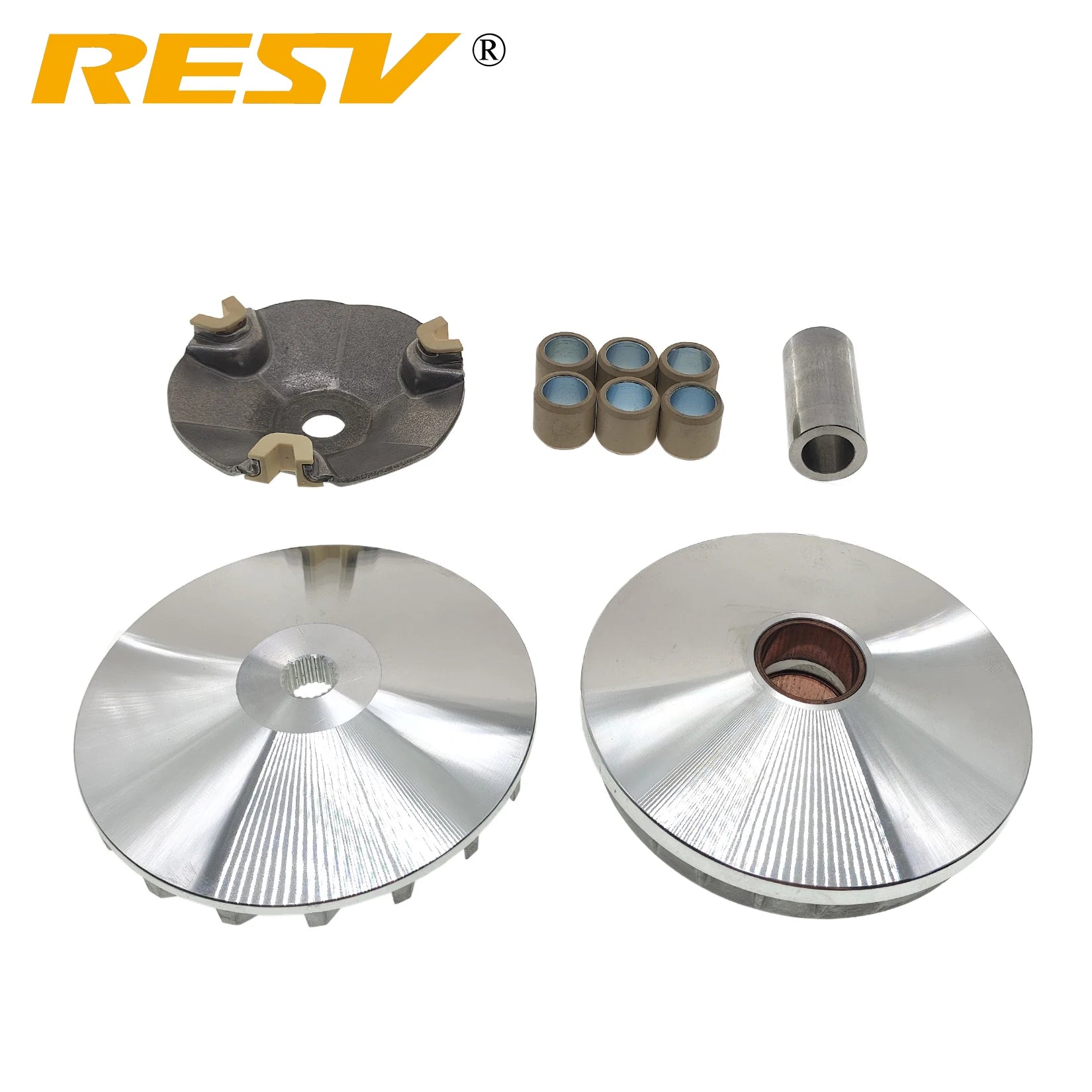 RESV for 16g SYM HD300 RV250 RV270 GTS Citycom Cruisym Joymax Z ATV Quadlander 250 300 Variator Drive Face Pulley Assy Roller