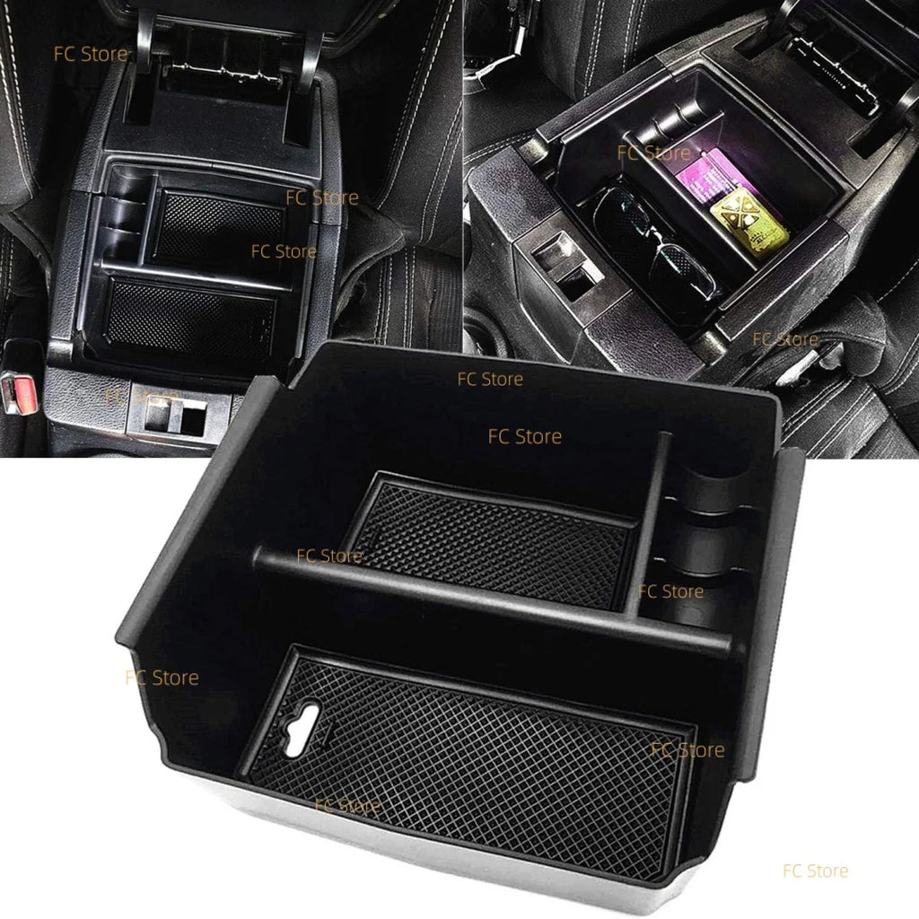 For Jeep for Wrangler JK and JKU Accessories 2011-2018 Center Console Armrest Storage Box ABS Tidying Tray Organizer Car