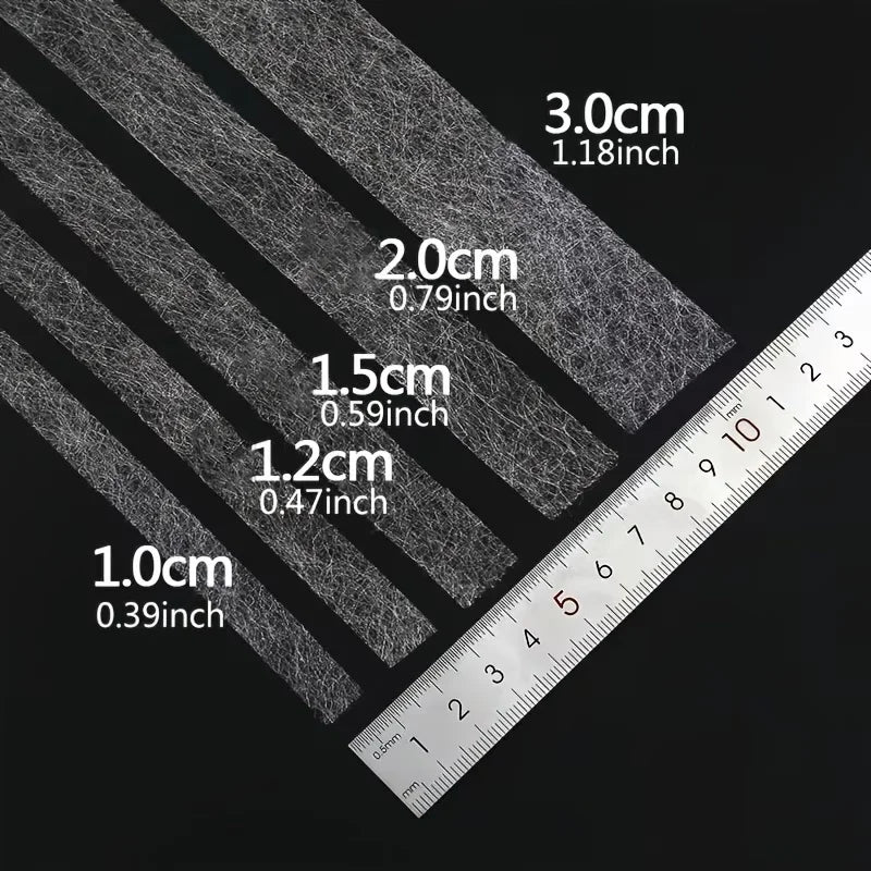 64M Fusible Tape Roll, 150°C White Heat Activated Adhesive for Fabric, Clothes, Jeans, T-Shirts, Curtains