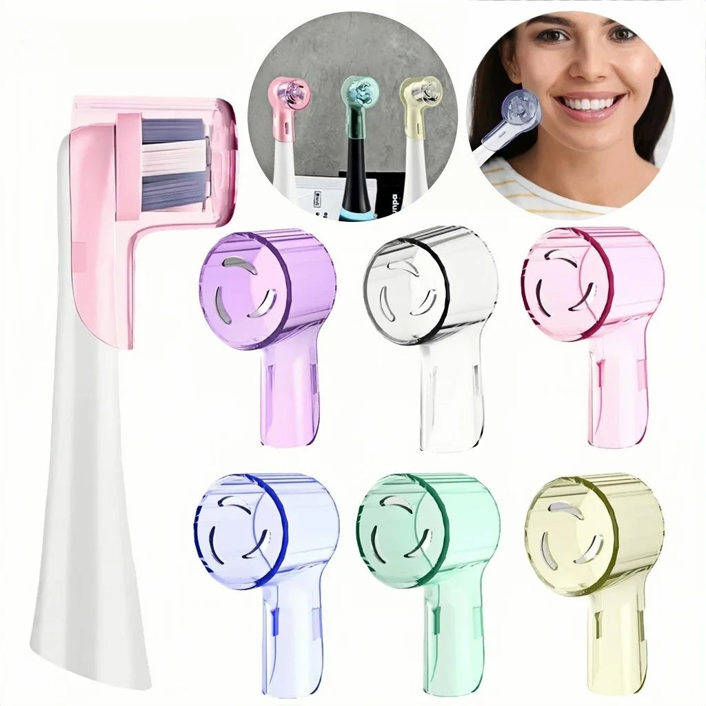 3/5 pack colored toothbrush dust cover with lid - suitable for protecting the toothbrush head