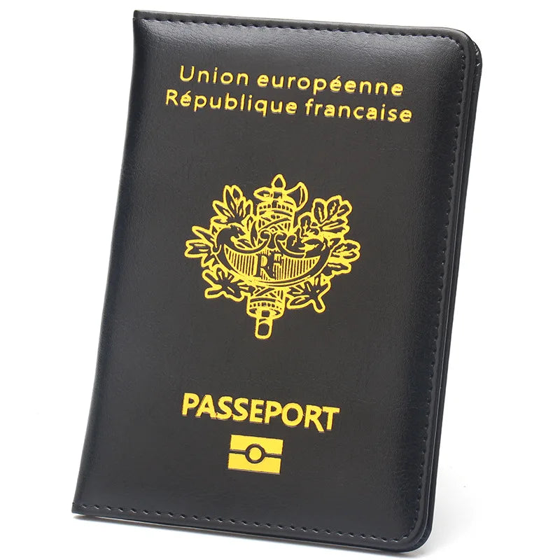 High End Leather Passport Holder Passport Protection Cover Passport Case Plane Ticket Holder Id Card Holder Travel Accessories