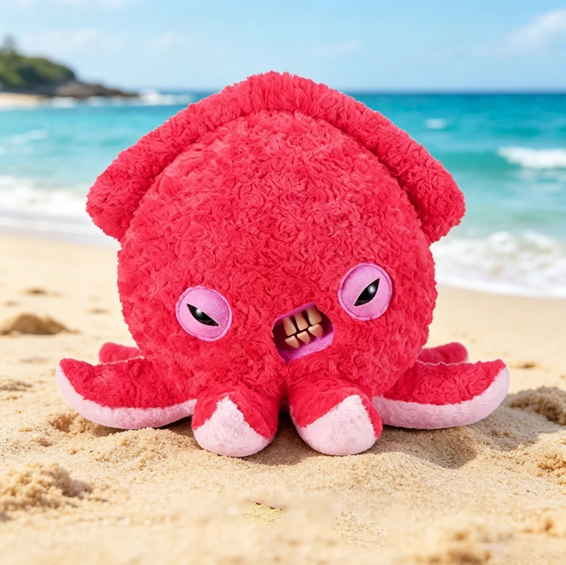 Original Fuggler Chonky Series Plush Toy Weird Ugly Monster Doll Octopus Elephant Capybara Frog Collectible Gift Home Decor 38CM