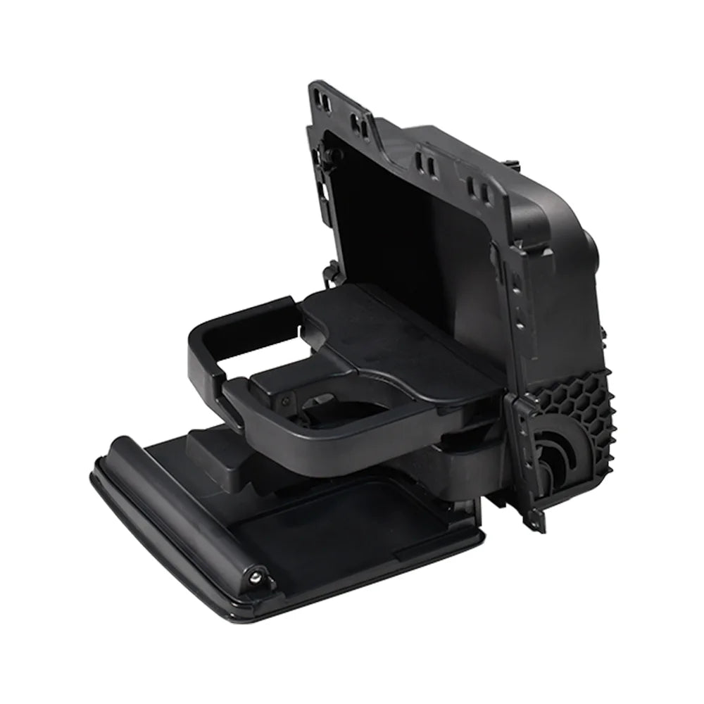 New For VW Golf Sharan MK2 Tiguan MK1 Seat Alhambra MK2 Dual Cup Holder Rear Drinking Cup Bracket Black 7N0862533 Car Accessorie