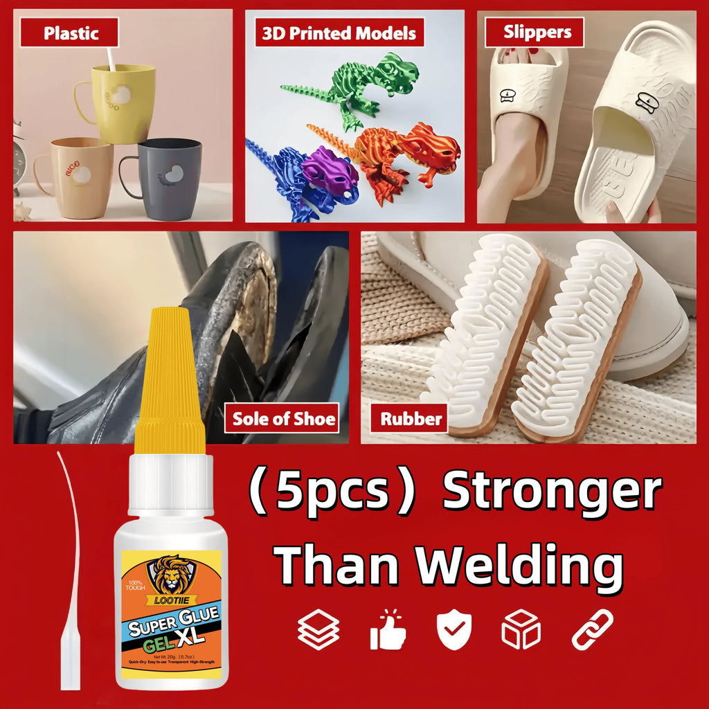 5pcs Transparent Repair Glue - Instant Bond for Household Items, Universal DIY Adhesive for Broken Metal/Wood/Glass