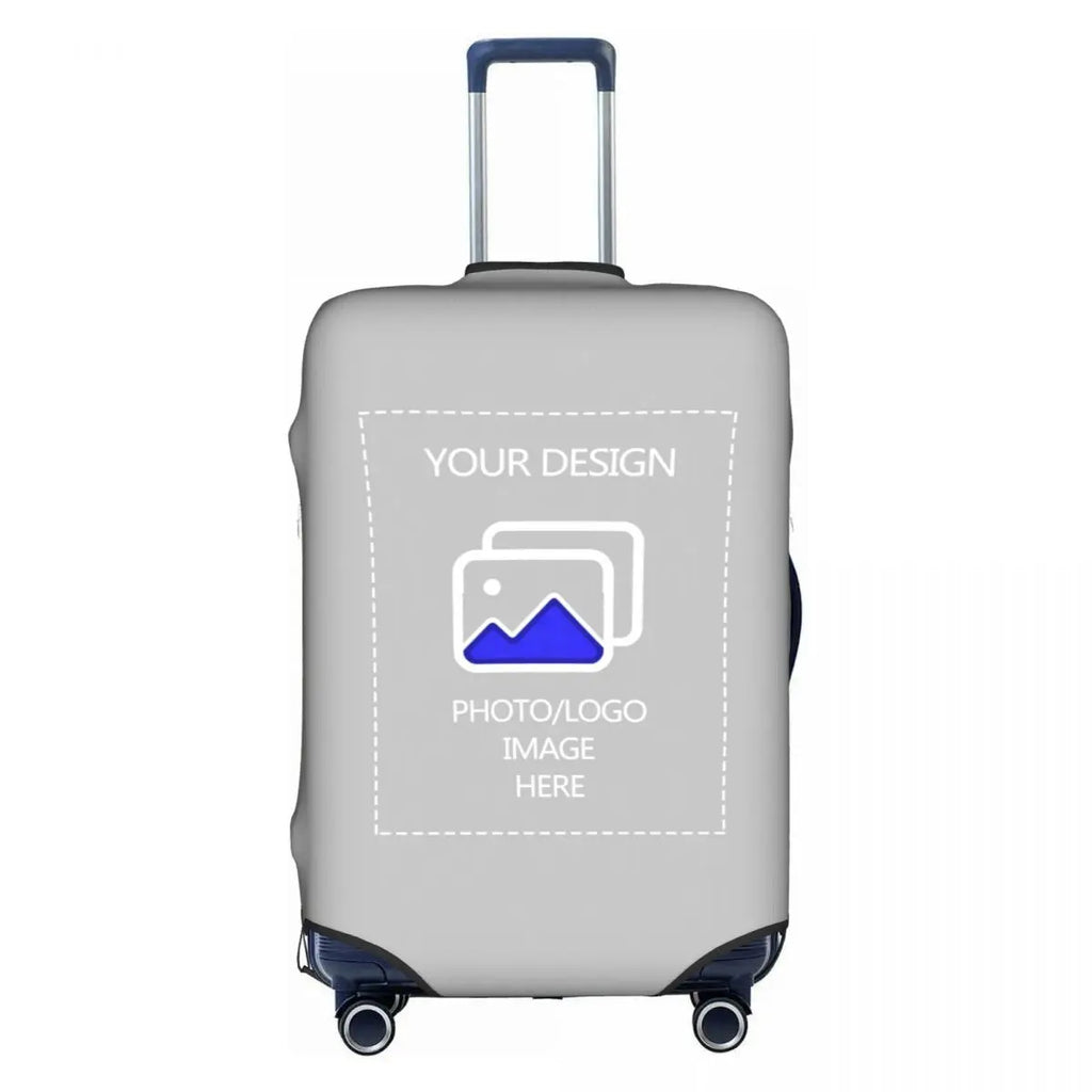 Custom Customize Logo Luggage Cover Elastic Your Design Here Travel Suitcase Protective Covers Suit For 18-32 inch