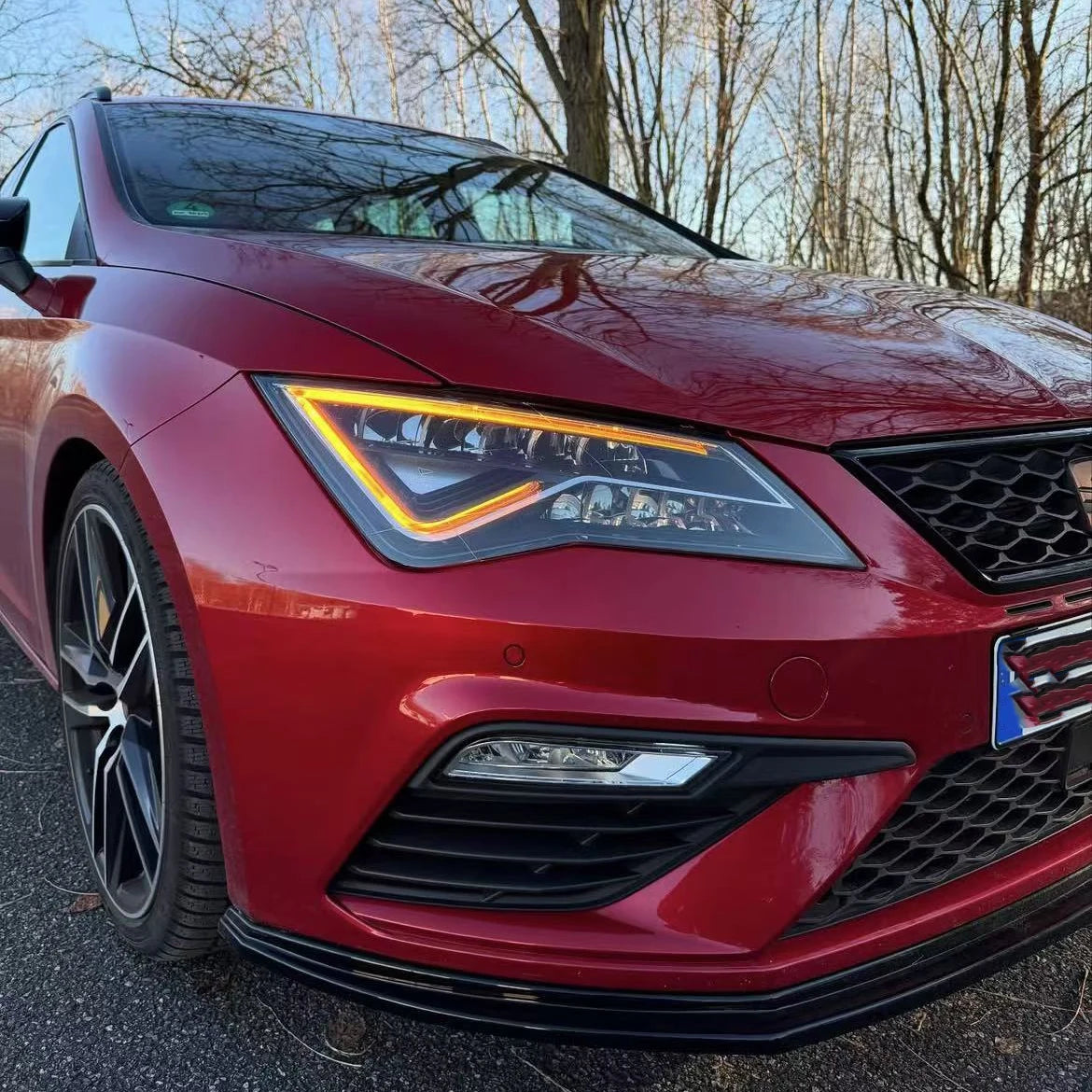 Amber Yellow Angel eyes DRL Boards For Seat Leon MK3 5F Cupra 5F0941475A 5F0941476A Headlight LED 90112019 2217059