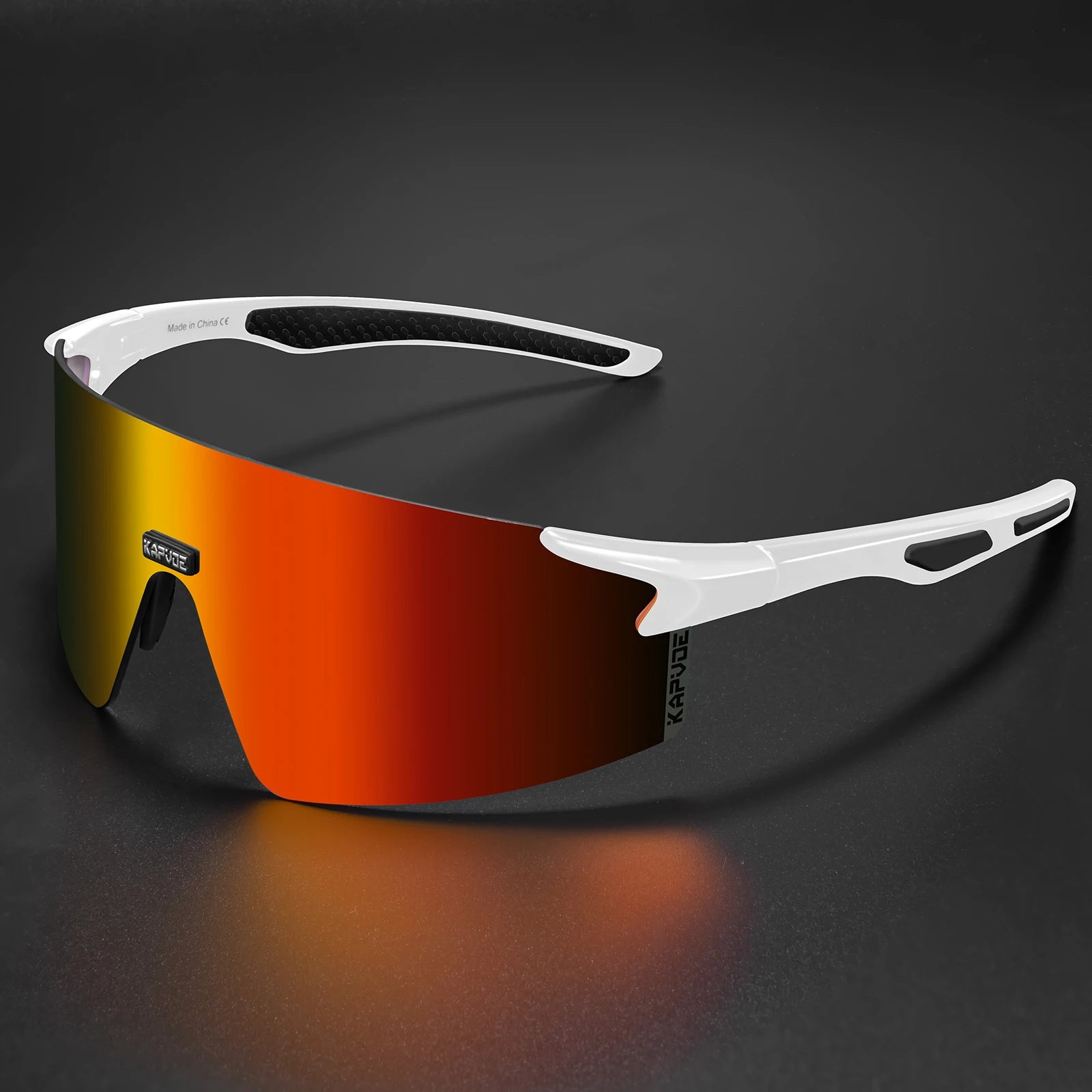 Kapvoe UV400 Fashion Sunglasses Men MTB Bike Cycling Glasses Eyewear Women Bike Outdoor Sports Night-riding glasses for racing