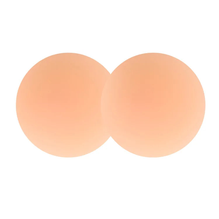 8/10/13cm Seamless Nipple Cover Adhesive Silicone Breast Pasties Women Sticky Invisible Stick-on Bra Boob Tape For All Skin Tone