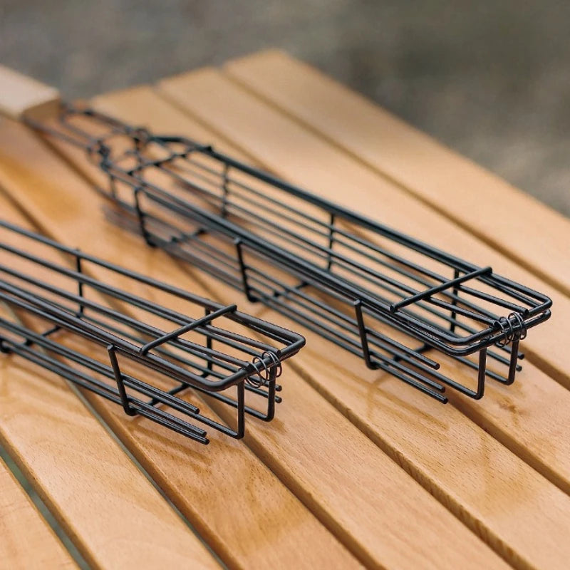 Portable BBQ Grilling Basket Nonstick Barbecue Grill Basket Tools Grill Mesh
