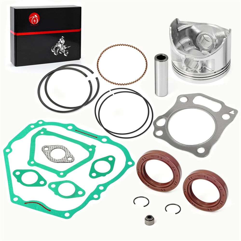 357cc ENGINE REBUILD KIT 0.25mm Oversize Piston RINGS GASKETS SEALS For YAMAHA 4Cycle GOLF CART MOTOR G21 22 23 27 28 YDRA 00-13