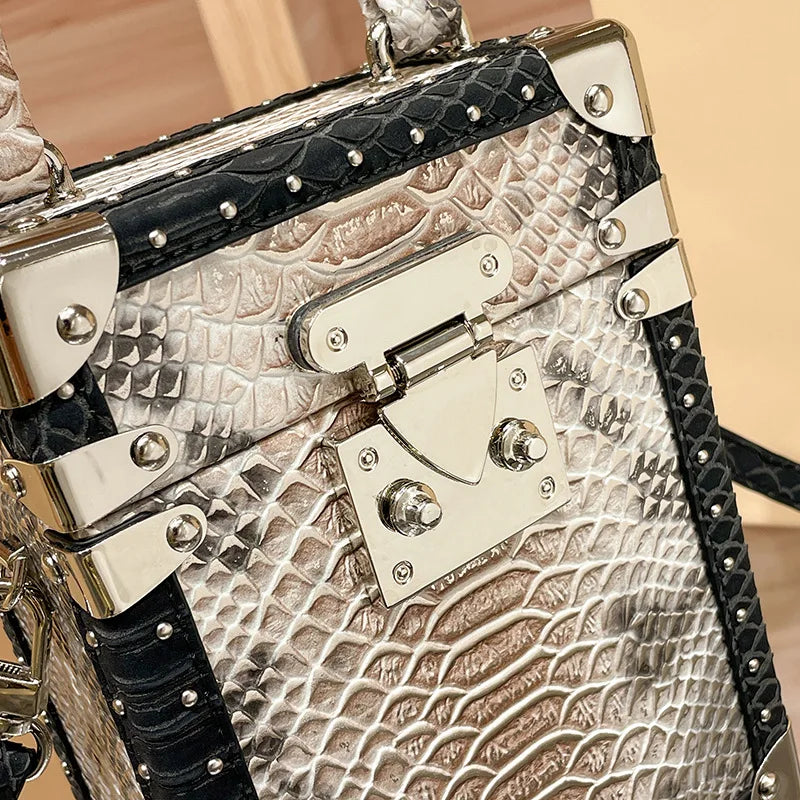 Luxury Designer Brand Bolsas Para Mujeres New High Quality Leather Tongue Square Box Bag Women's Crossbody Handbag Hot Sale