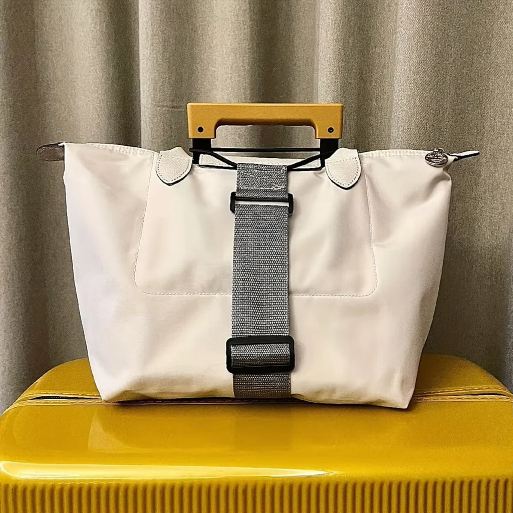 Adjustable Luggage Add A Bag Strap, Multicolor Suitcase Connecting Belt with Elastic Loops to Secure Extra Bags for Travel