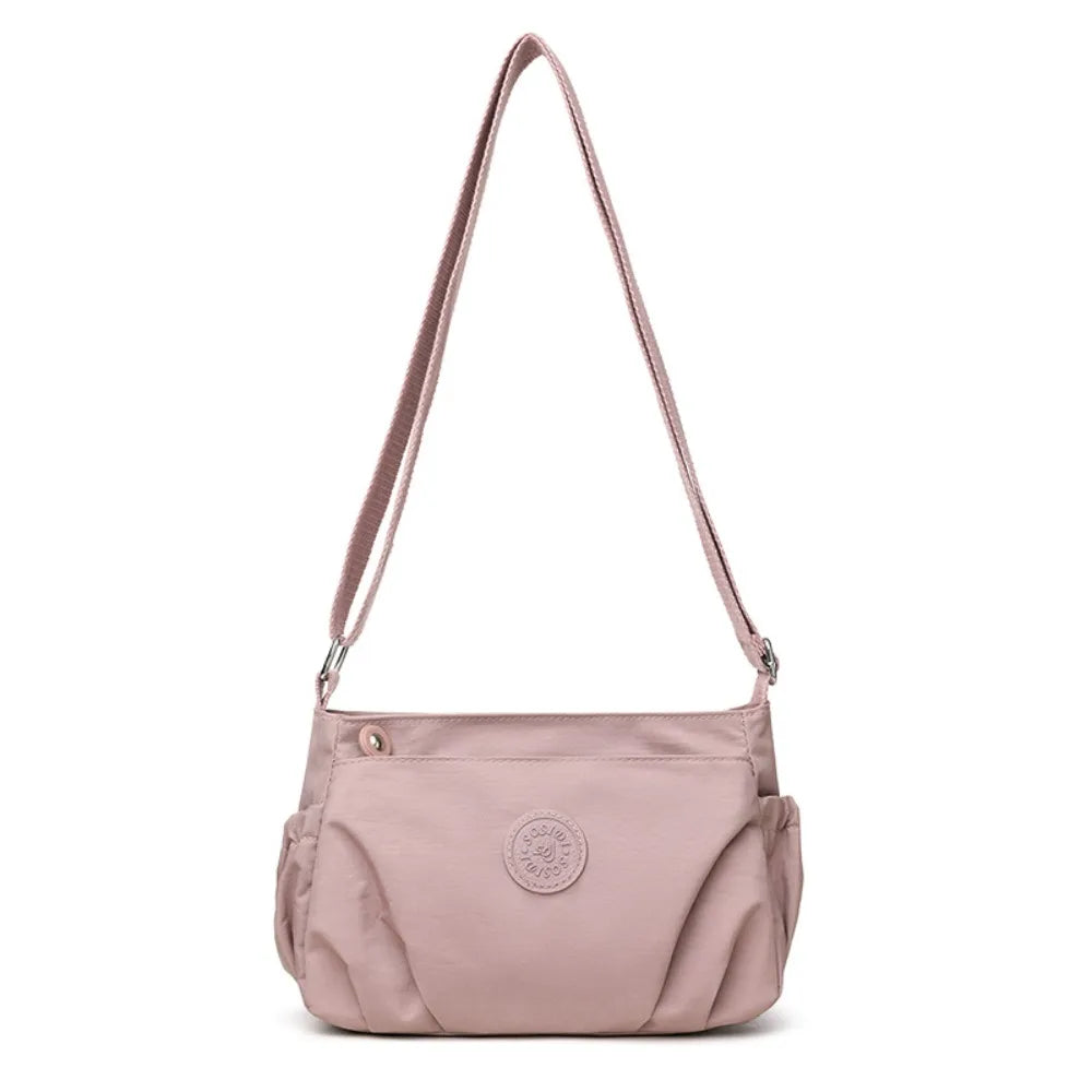 Nylon Cloth Women's Shoulder Bag Large Capacity Multi-Layer Messenger Bags Lightweight Waterproof Travel Bag Organizer Bag