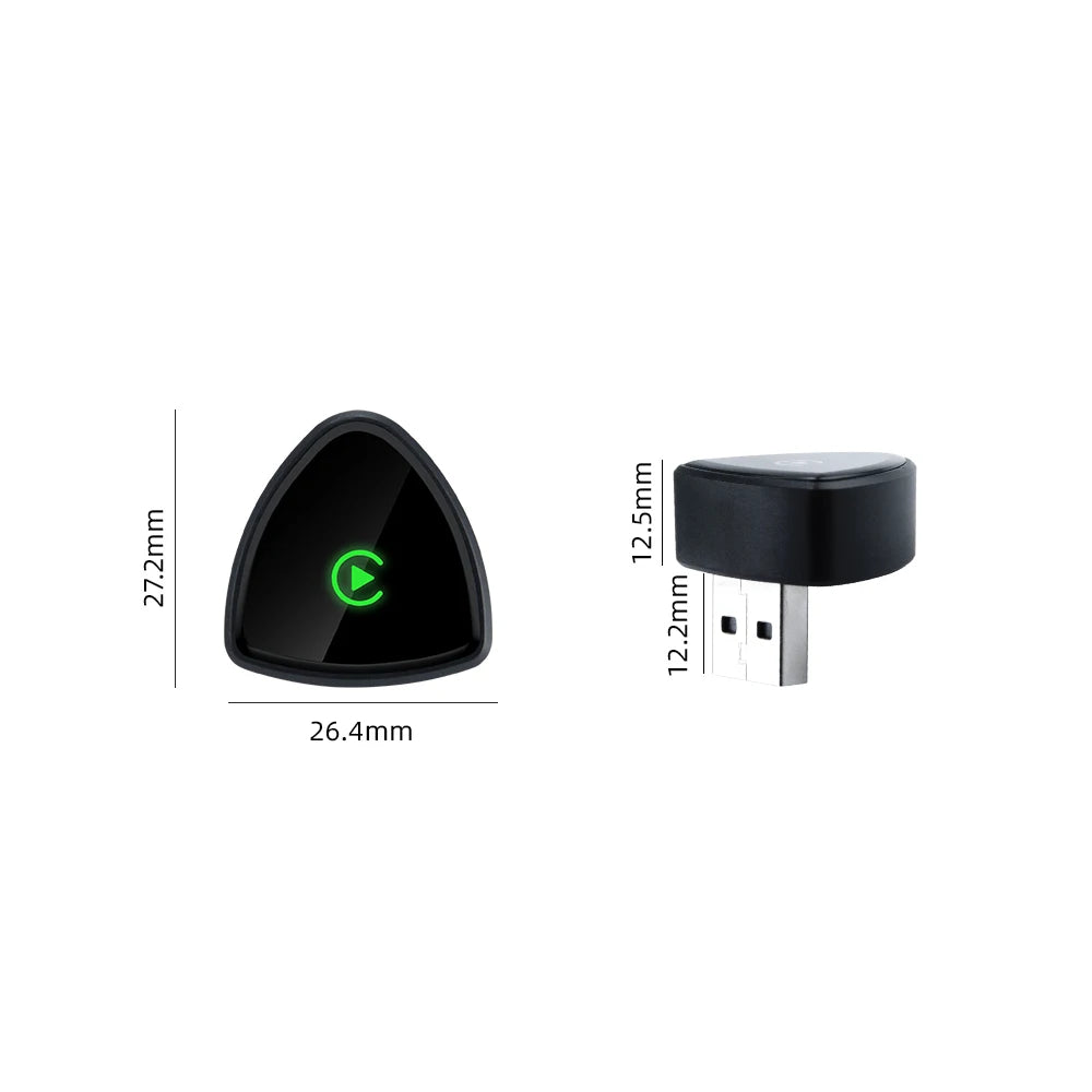 Wireless Apple CarPlay Adapter,Upgrade CarPlay Adapter Mini Design for Car Wired to Wireless CarPlay Plug-and-Play
