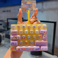 26Grid Keycap /*Clicker Anti Stress Fidget Keyboard Keychain Decompression Button Cartoon Hand Relax Party Favor Gift 26구 키캡 키링