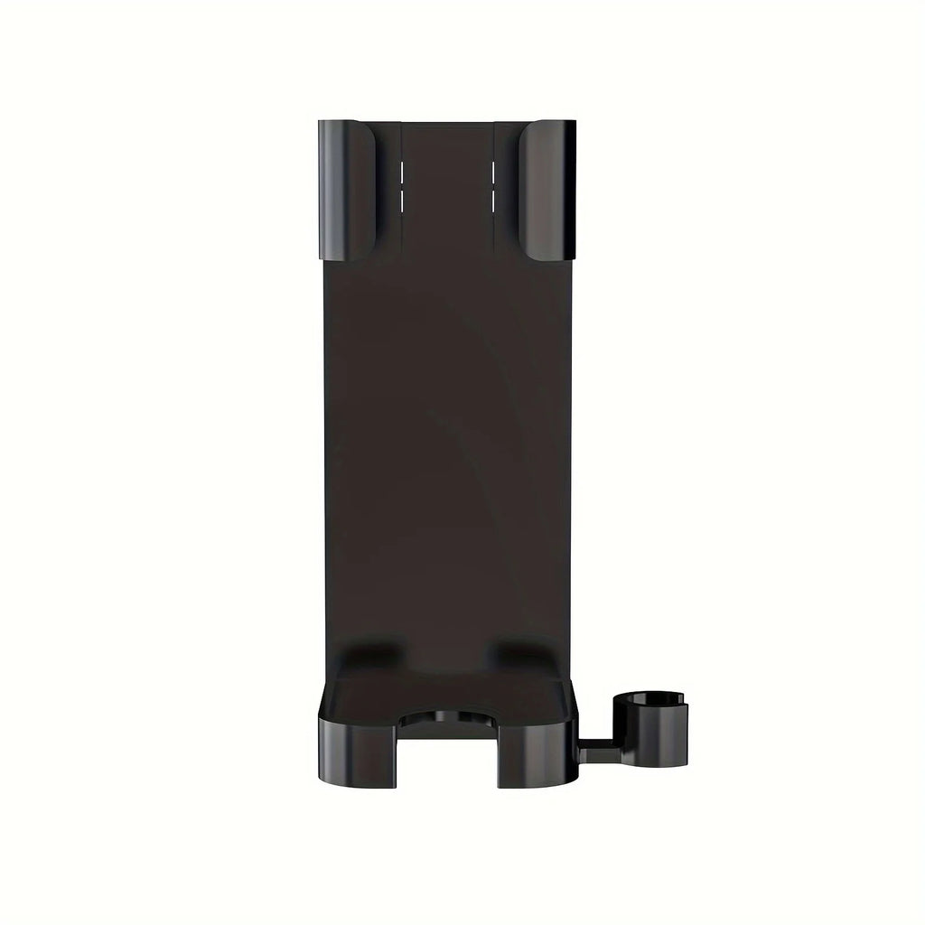 1pc universal wall bracket, plastic storage rack for styling tools and hair dryers, bathroom storage space with cable management