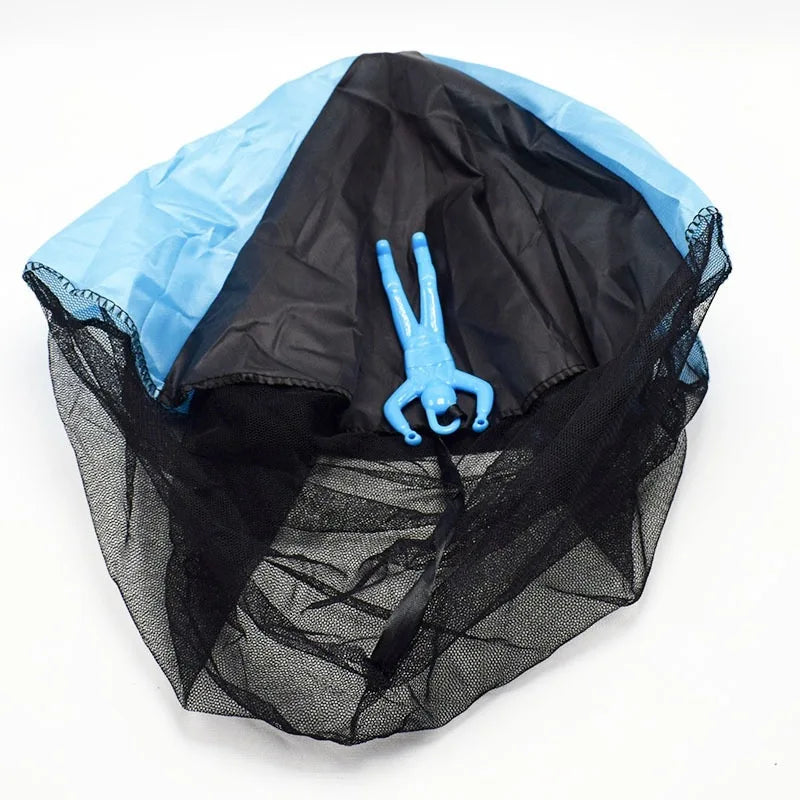 1/6 Sets Hand Throwing Parachute Kids Outdoor Funny Toys Game Play Toys for Children Fly Parachute Sport with Mini Soldier Game