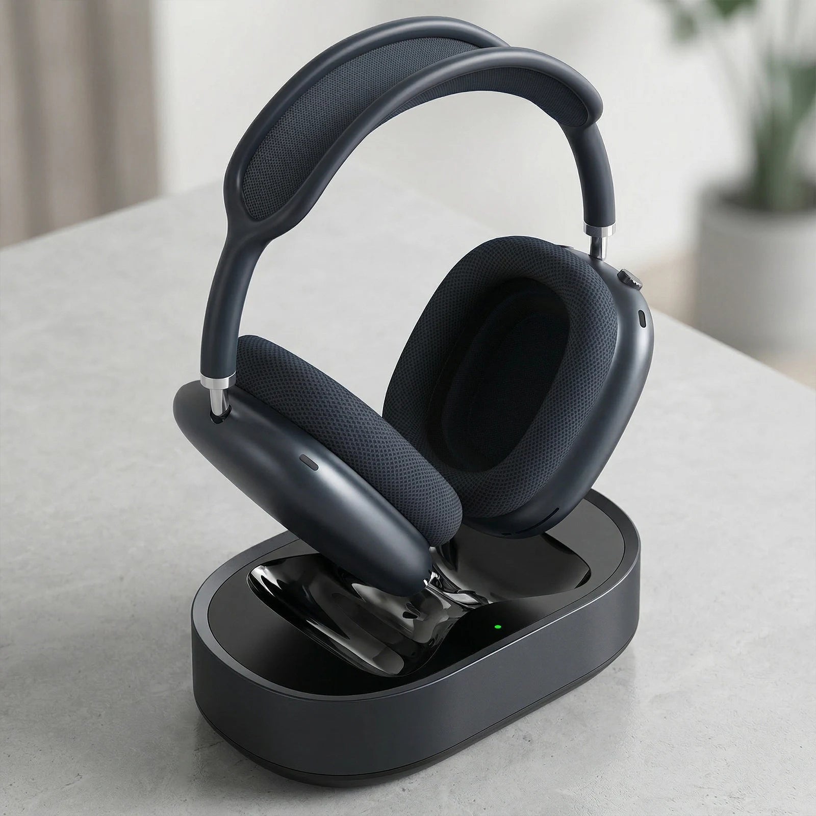 Headphone Charging Station for AirPods Max Headphones Magnetic Headset Charger Dock USB-C with Dual Connectors Anti-Scratch