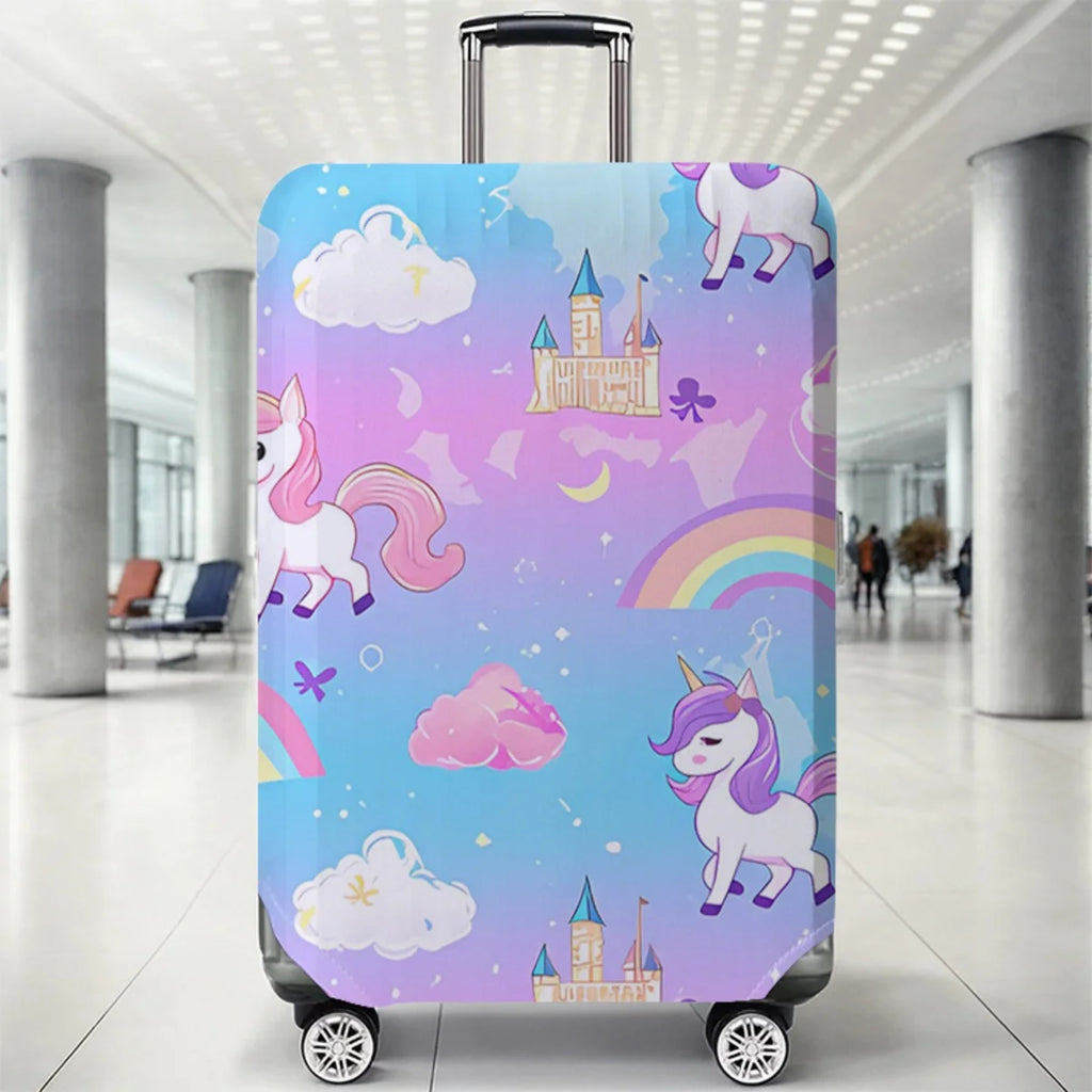 Animal pattern luggage protection cover, set suitable for 18-32 inch luggage cover, suitcase handle cover, travel accessories