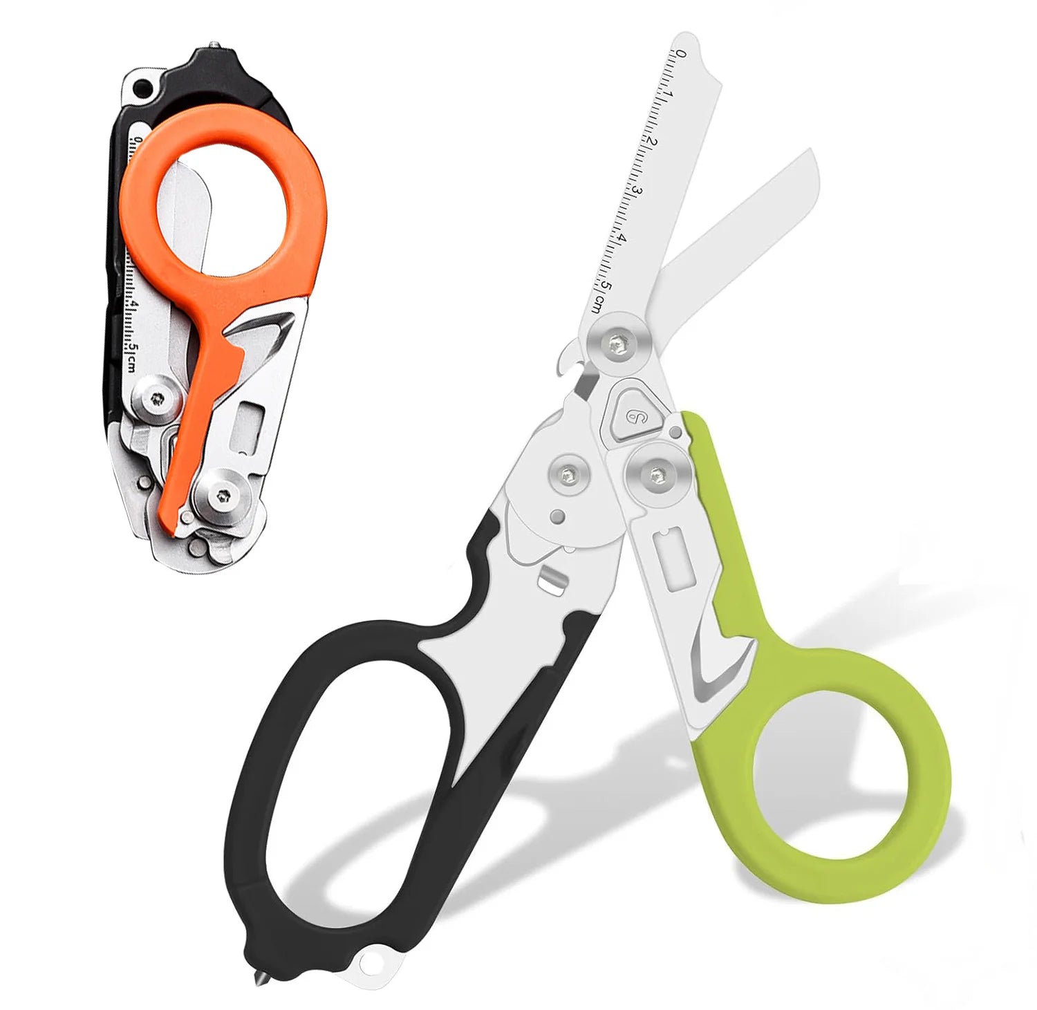 6-in-1 Tactical Emergency Shears Foldable First Aid Scissor Outdoor Survival EDC Rescue Tools Leatherman Raptors For Hiking Camp