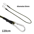 For Camping Luggage Bicycle Cargo Multipurpose Tie Down Utility Rope Pack Adjustable Elastic Strap with Hooks 6/8mm Bungee Cord