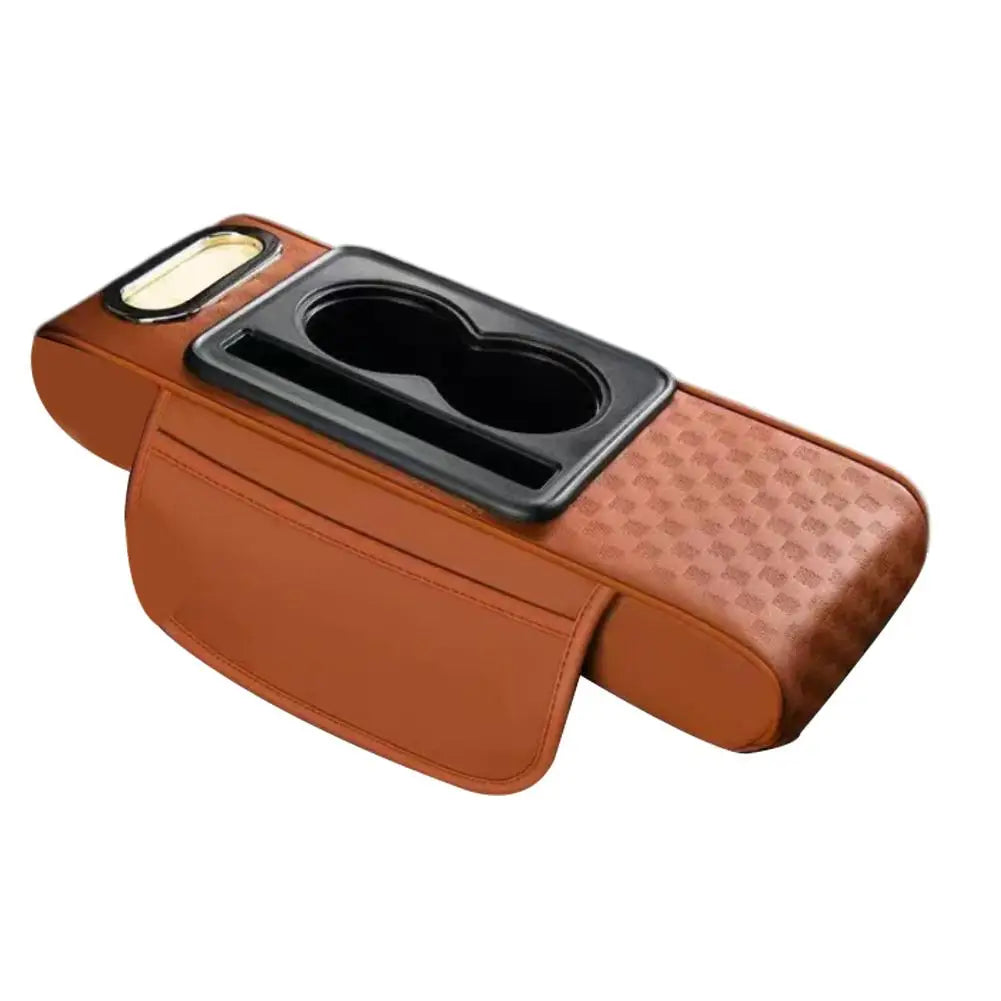 Universal Car Armrest Box Mat Storage Bag Car Tissue Box Central Elbow Heightening Pad Multi-function Car Interior Storage Box