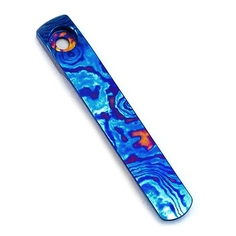 7 Colors CNC Titanium Alloy Made Knife One-piece Pocket Clip for Spyderco Para3 Lightweight Dragonfly Autonomy1 Manix 2 LW Watu