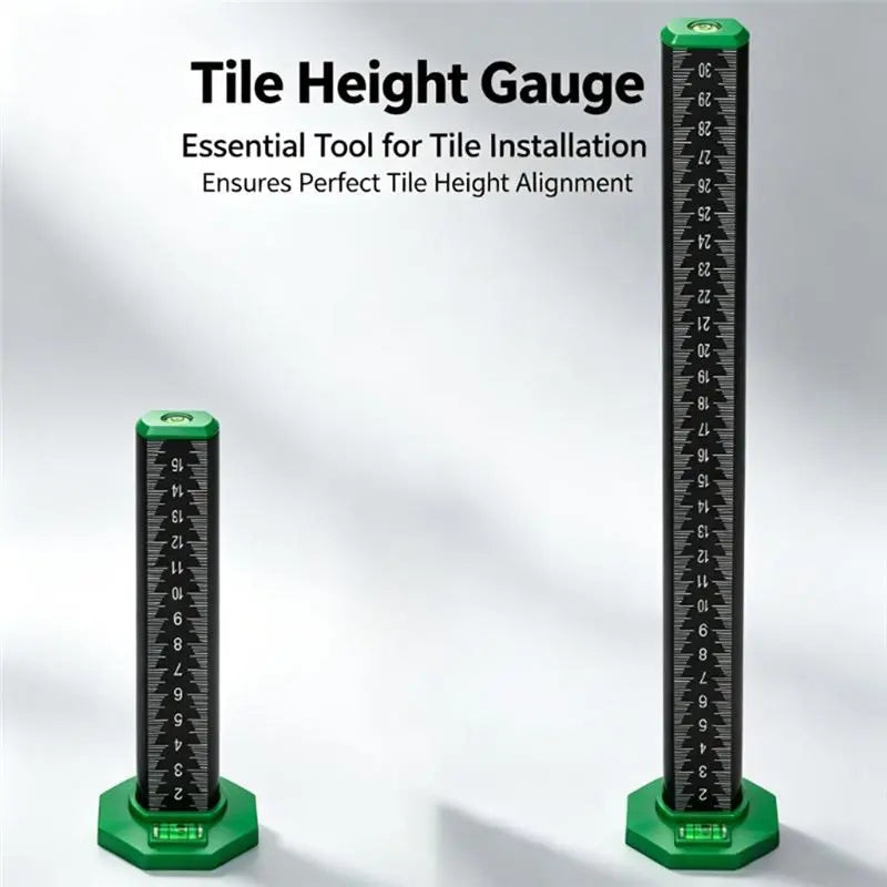 ABKW-Height Ruler 15/30Cm Magnetic Height Gauge Tile Leveling Measuring Tool Special For Household Use Contour Ruler 15Cm