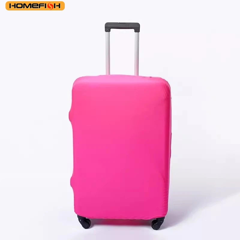 HOMEFISH Solid Color Elastic Suitcase Dust Protector Cover, Universal Fit for 18-28 Inch Luggage