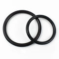 1/2Pcs 11/14cm Solid Wood Ring Bag Handles Purse Frame for Women Handbag Woven-Bag DIY Handmade Sewing Brackets Bags Accessories