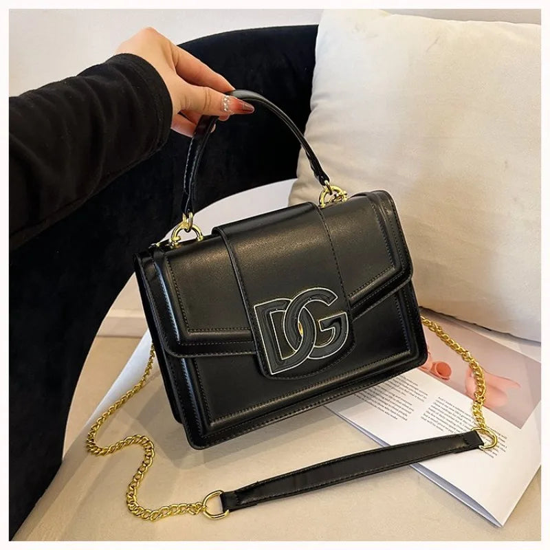 Vintage Fashionable Diaper Bag Women Classic Designer Handbag Leather Shoulder Crossbody Purse Tote Shopper Satchel Style