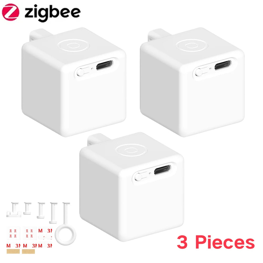 Tuya Smart Touch Finger Robot ZigBee 3.0 Chargeable Switch Button  Pusher Bot Remote Control App Support Alexa Google Home Alice