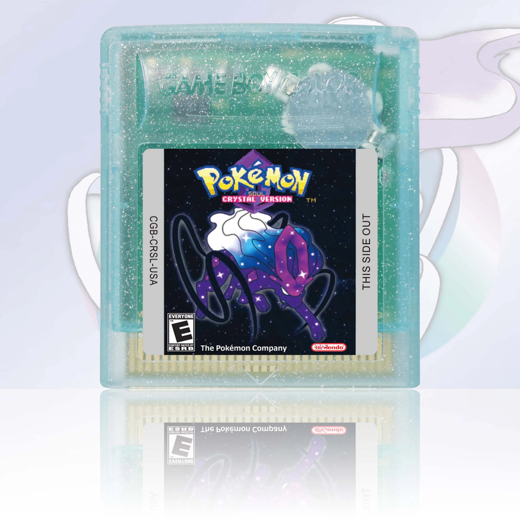 Pokemon Crystal Clear/Orange/Prism/Polished Series GBC Game Cartridge 16 Bit Video Game Console Card High Quality GBC Video Game