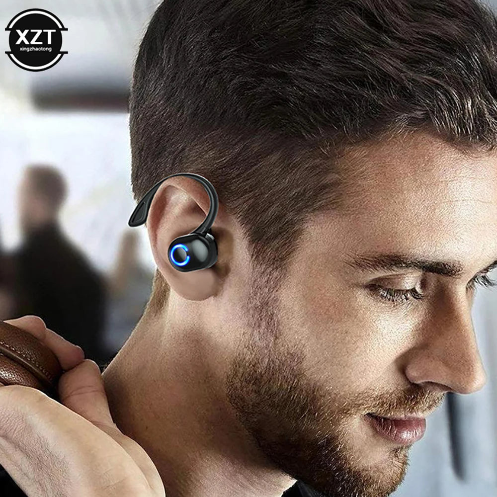 W6 Wireless Bluetooth Earphones Sports Running Headset Wireless Single Ear Headphones HiFi Stereo Noise Reduction Music Headset