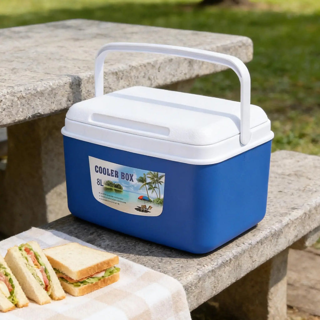 Portable Thermos Box and Camping Cooler for Beer Drinks Fresh Beverage or Fruit Insulated Box for Cola Can Beer Bottle Chiller