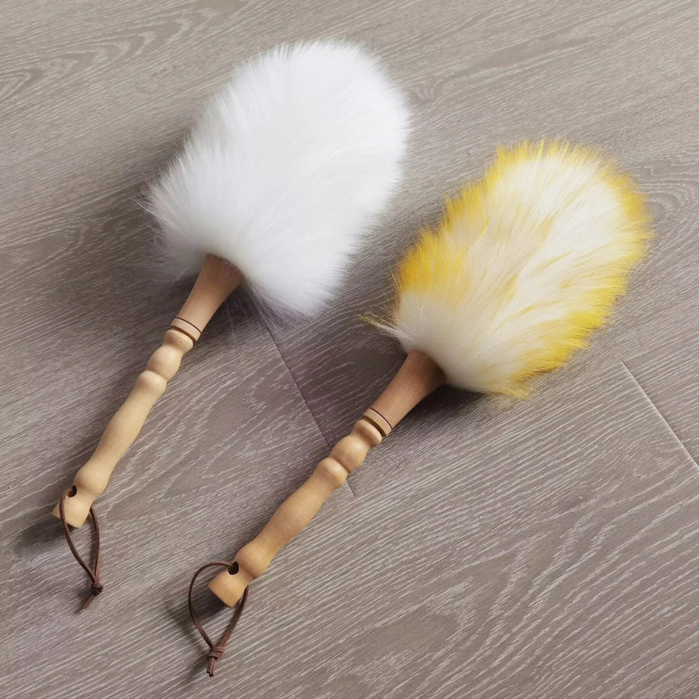 Wool duster Car interior details, long soft fur dust remover Multi functional cleaning brush