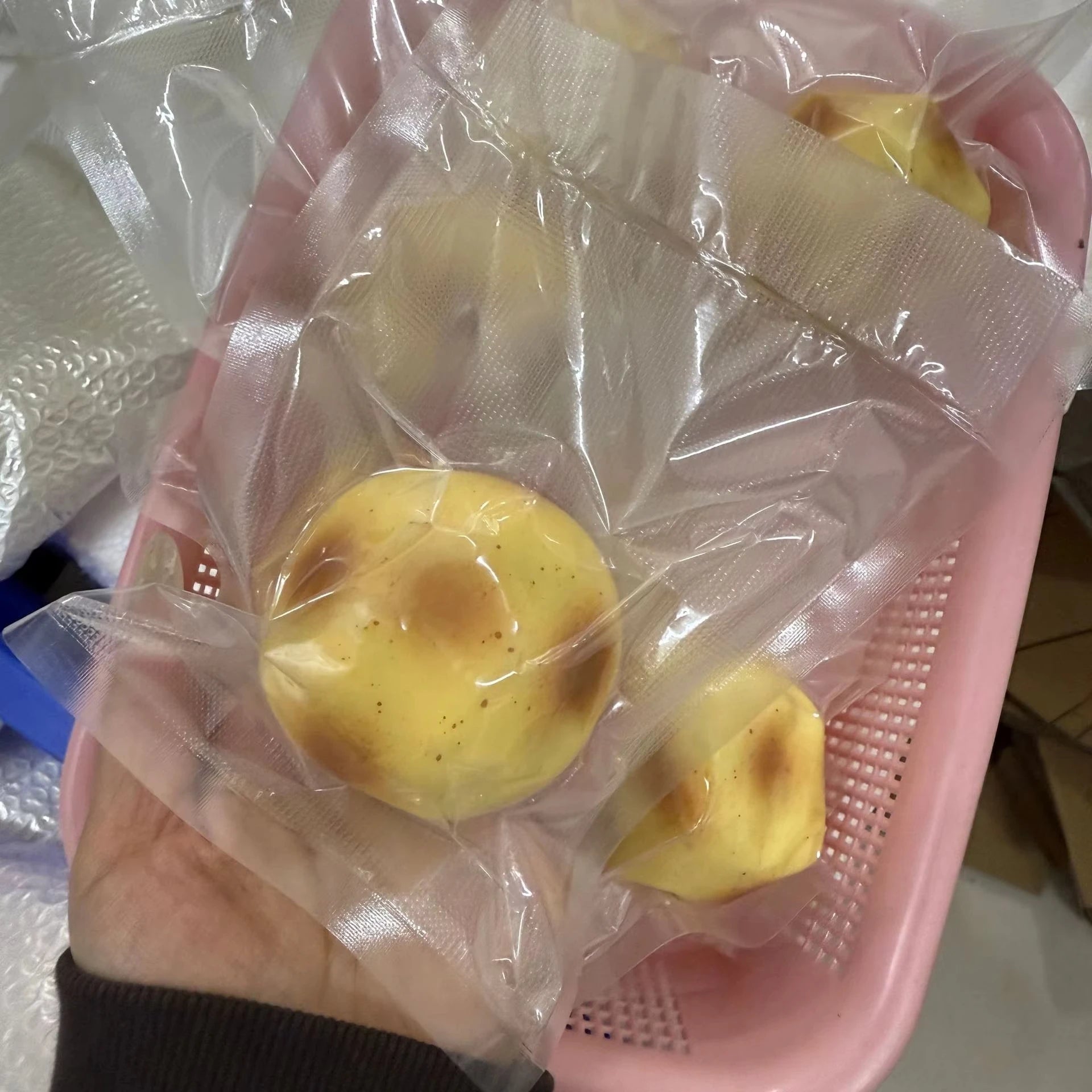 Food-Shaped Stress Ball Pineapple Bun Squishy Toy Moldable Bounce Squeeze Ball ASMR Sensory Anti Stress Fidget Toys Squeeze Toy