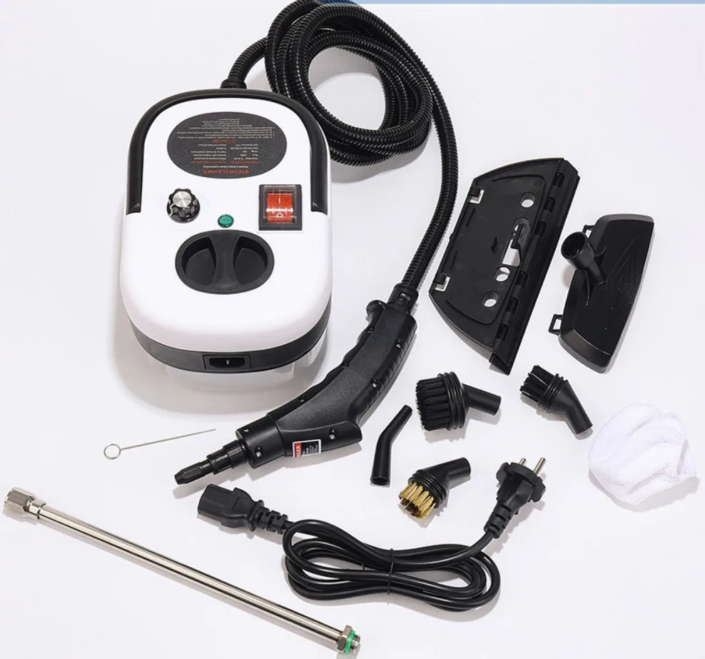 2500W handheld steam cleaner high pressure household car detailing steam cleaning machine with cleaning tools US standard