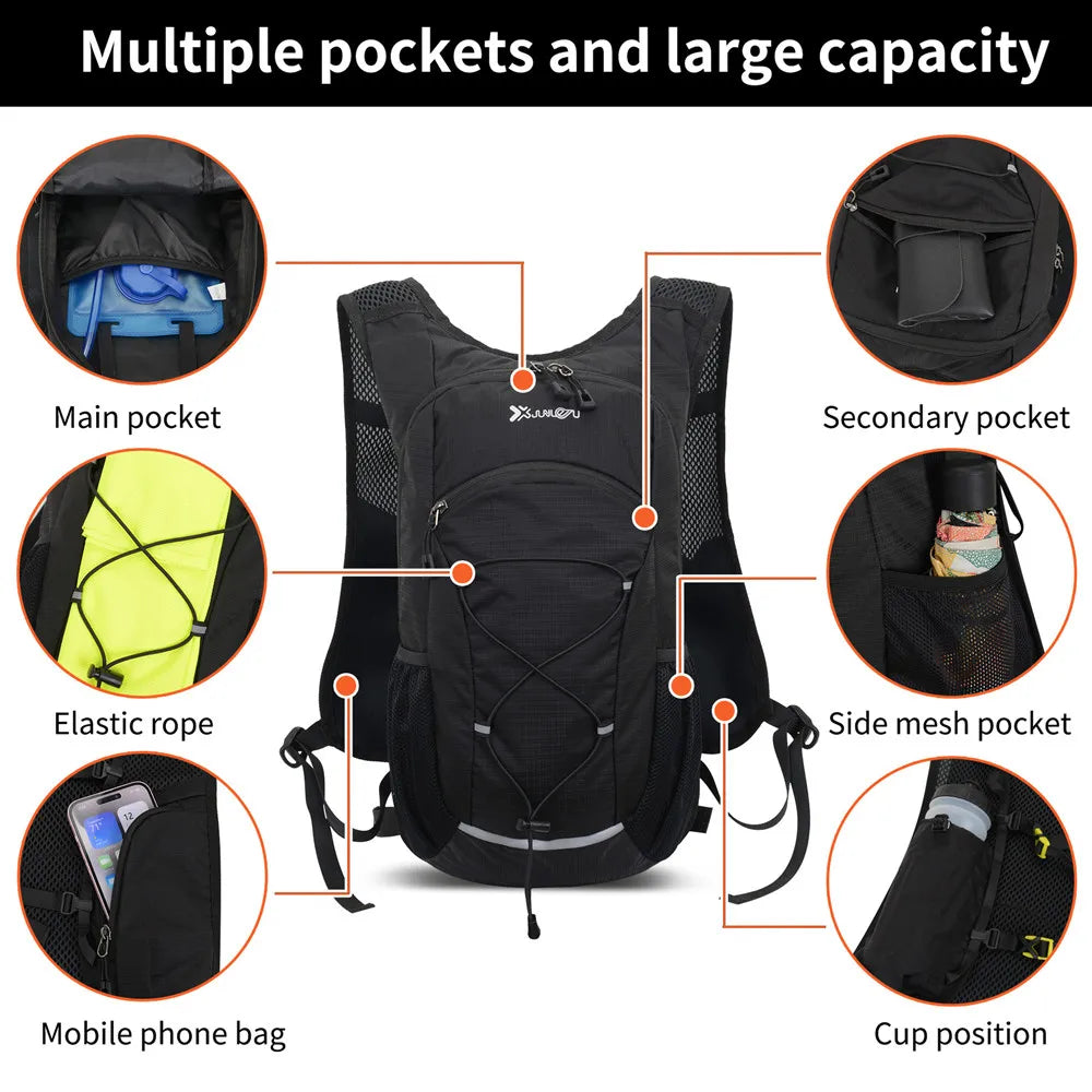 Hiking Backpack 18L Ultralight Travel Bag for Men Women Large Capacity Outdoor Sports Camping Climbing Hiking Cycling Backpack
