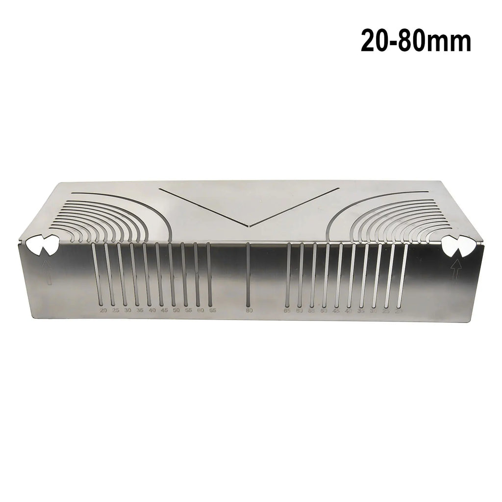Multifunctional Square  Tube Rounded  Corner Drawing  Ruler Multi-Drawing Ruler Two-way 45 Degree Angle Precise Line Drawings
