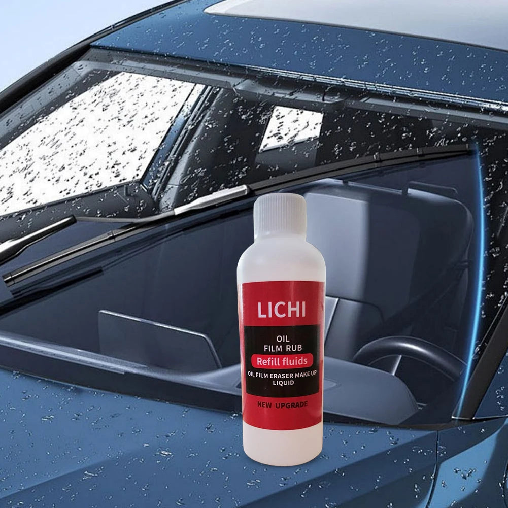 100ml Auto Glass Oil Refill Dust Remover Car Windshield Cleaner Liquid Autos Windshield Oil Film Removal Tools