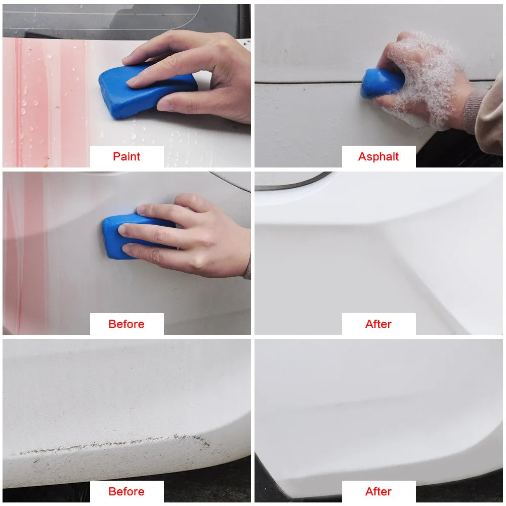 Premium Car Detailing Clay Bar Mud Remove Asphalt Tar Industrial Dirt Paint Spot Auto Wash Care Cleaner